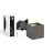 D'Lite Wandleuchte Nova Schwarz Up & Down 4.9W 480lm - 830 Warmweiß | IP54 - Verstellbarer Abstrahlwinkel