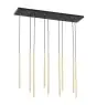 Emibig Pendelleuchte Selter Stahl Schwarz | Geeignet für 9x G9 - Max 8W